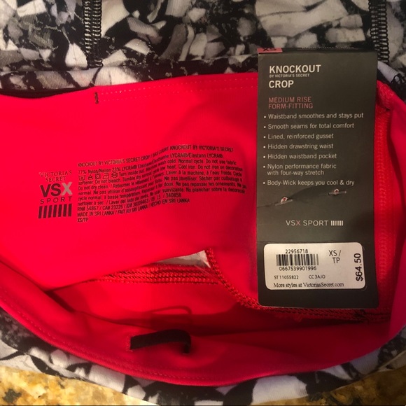 VSX Knockout crop reflective leggings - Picture 5 of 6